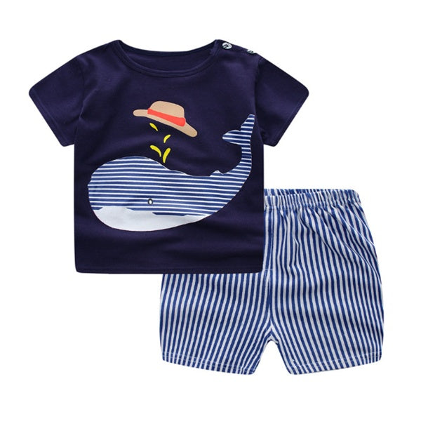 Cartoon Clothing | Baby Boy Summer Clothes | T-shirt Baby Girl Casual Clothing Sets