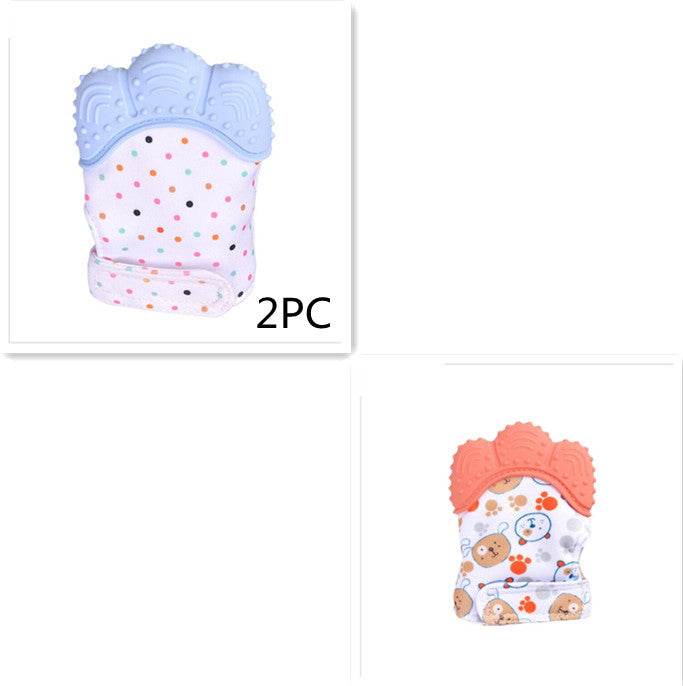 Baby Teether | baby Anti-Bite Silicone Gloves