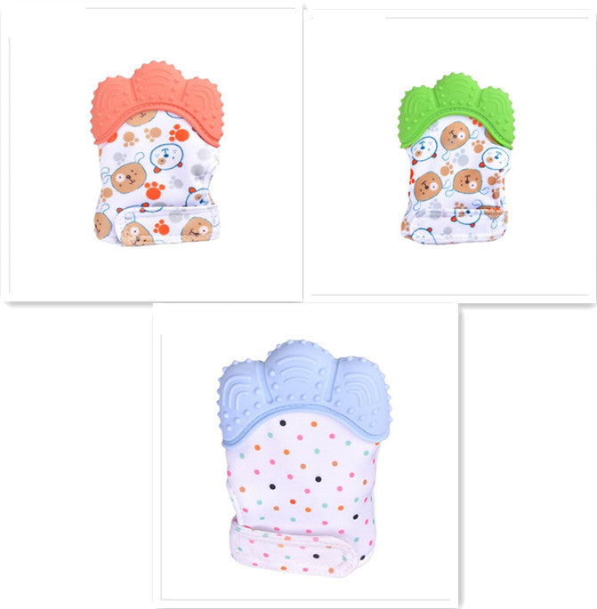 Baby Teether | baby Anti-Bite Silicone Gloves
