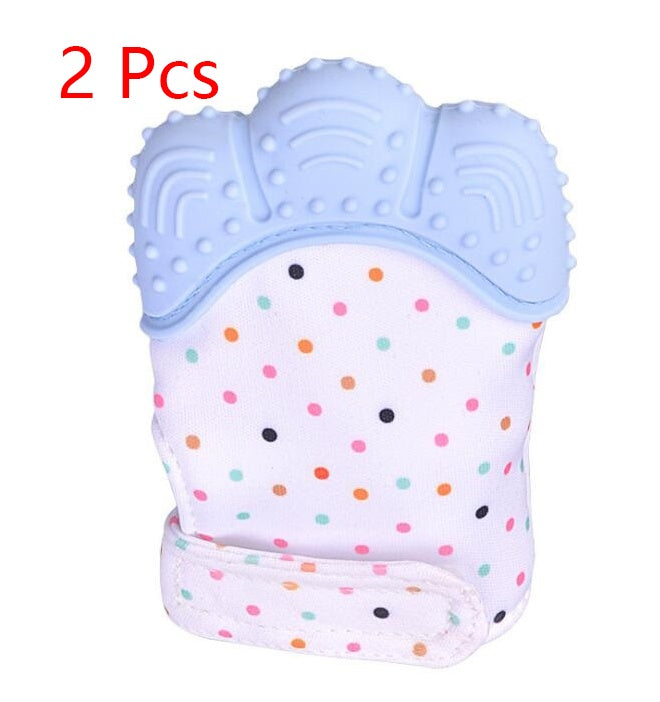 Baby Teether | baby Anti-Bite Silicone Gloves
