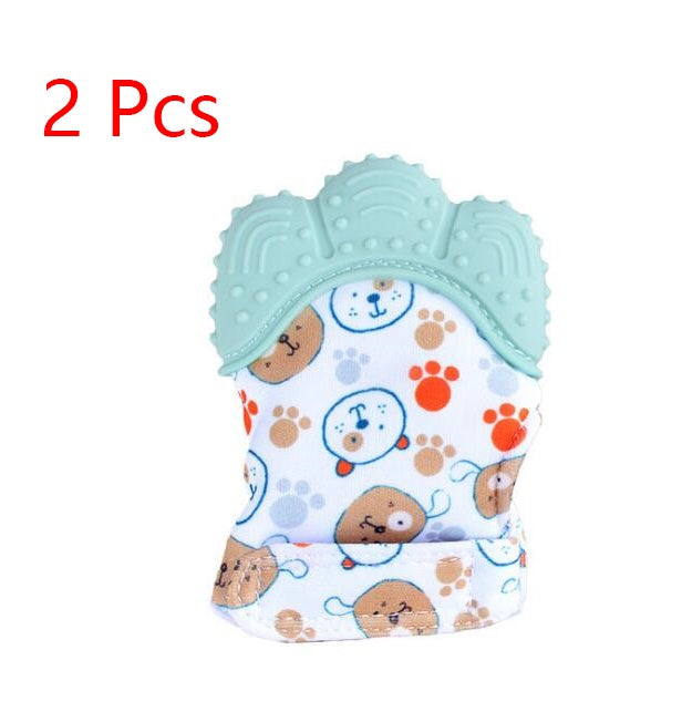 Baby Teether | baby Anti-Bite Silicone Gloves