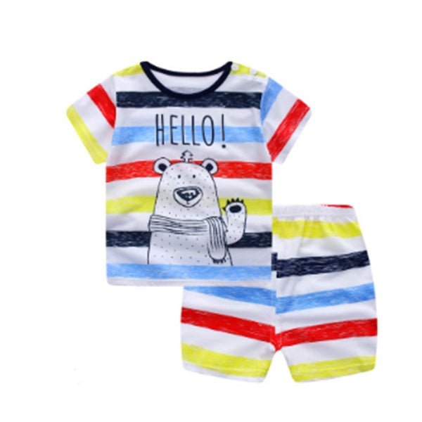 Cartoon Clothing | Baby Boy Summer Clothes | T-shirt Baby Girl Casual Clothing Sets
