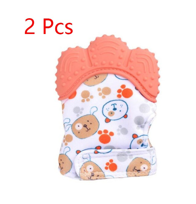 Baby Teether | baby Anti-Bite Silicone Gloves