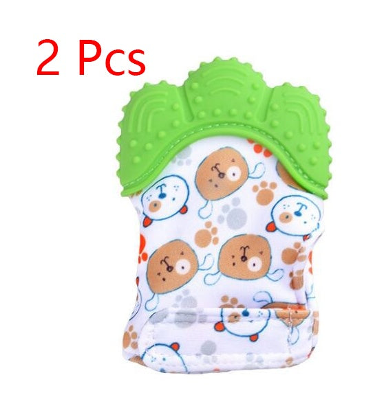 Baby Teether | baby Anti-Bite Silicone Gloves