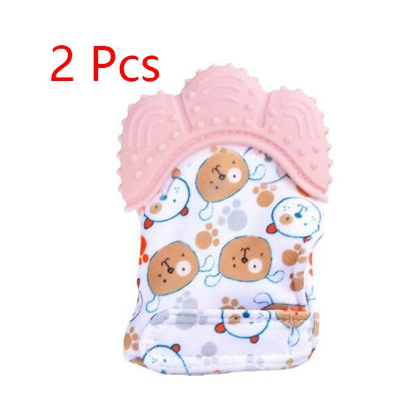 Baby Teether | baby Anti-Bite Silicone Gloves