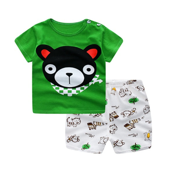 Cartoon Clothing | Baby Boy Summer Clothes | T-shirt Baby Girl Casual Clothing Sets