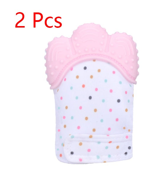 Baby Teether | baby Anti-Bite Silicone Gloves