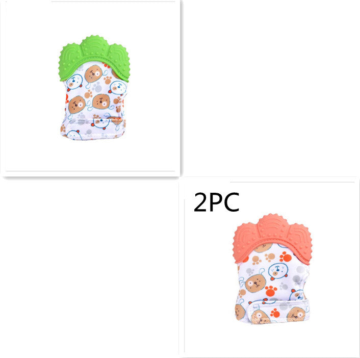 Baby Teether | baby Anti-Bite Silicone Gloves