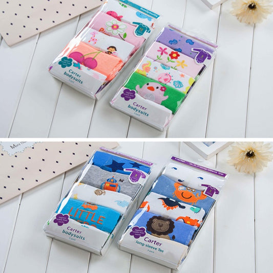 Long-sleeved Cotton Triangle Robe Baby Onesies