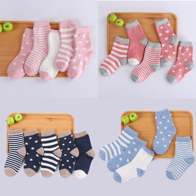 Cotton Tube Children Socks