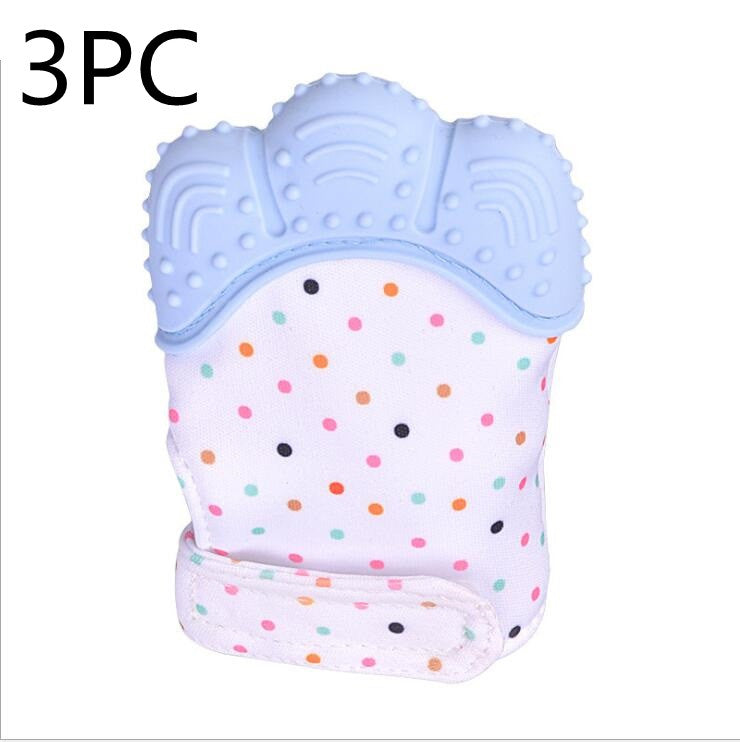 Baby Teether | baby Anti-Bite Silicone Gloves
