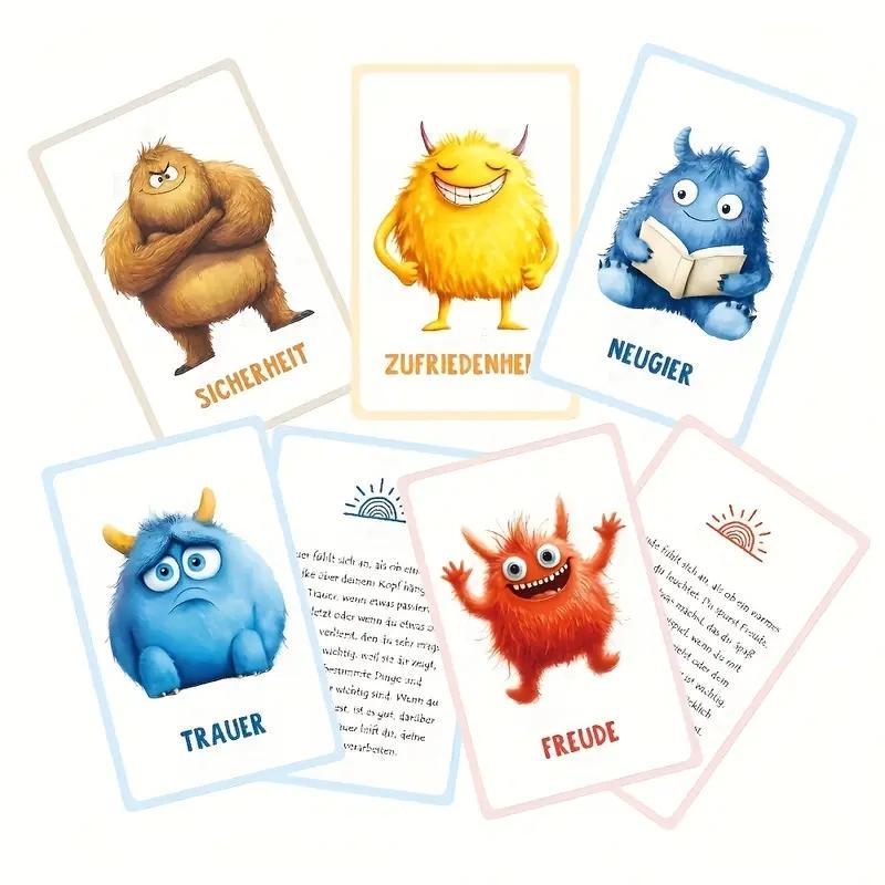 Puzzle Emotion Cards | Emotion Recognition | Parent-Child Interactive Communication Toy | Early Childhood Education Toy