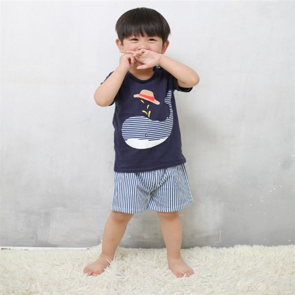 Cartoon Clothing | Baby Boy Summer Clothes | T-shirt Baby Girl Casual Clothing Sets