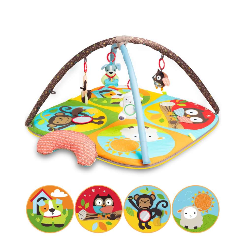Keeygo Baby Play Mat Zoo Themed | Sensory Activity Play Mat