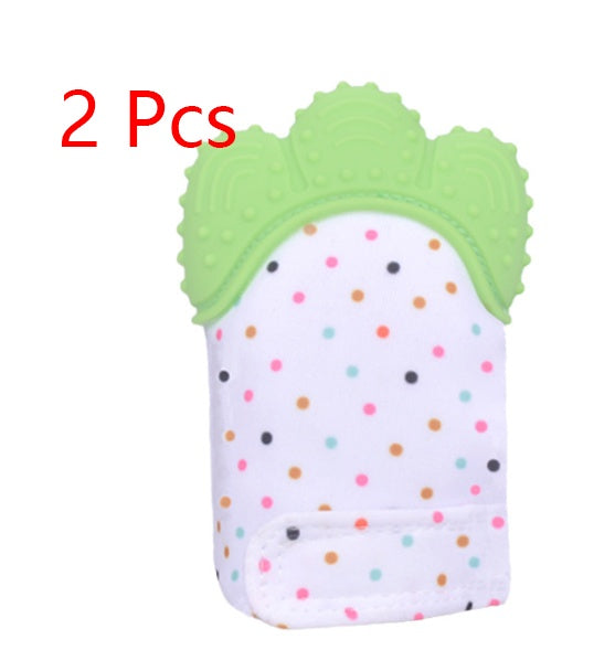 Baby Teether | baby Anti-Bite Silicone Gloves