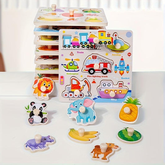 Wooden 3D Puzzle DIY Assembly Improves Hands-on Ability | Parent-child Interaction | Improves Concentration