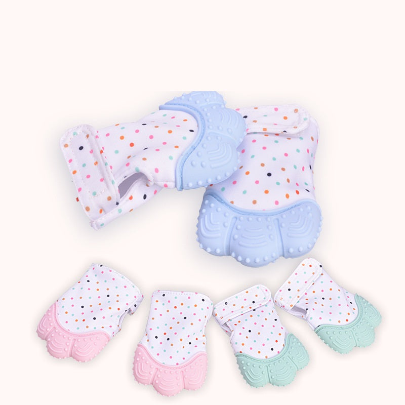 Baby Teether | baby Anti-Bite Silicone Gloves
