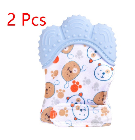 Baby Teether | baby Anti-Bite Silicone Gloves