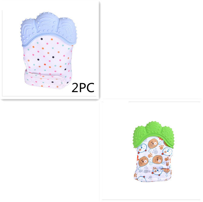 Baby Teether | baby Anti-Bite Silicone Gloves
