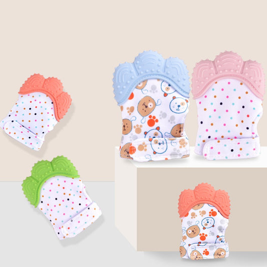Baby Teether | baby Anti-Bite Silicone Gloves