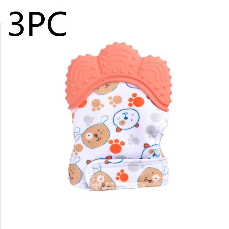 Baby Teether | baby Anti-Bite Silicone Gloves