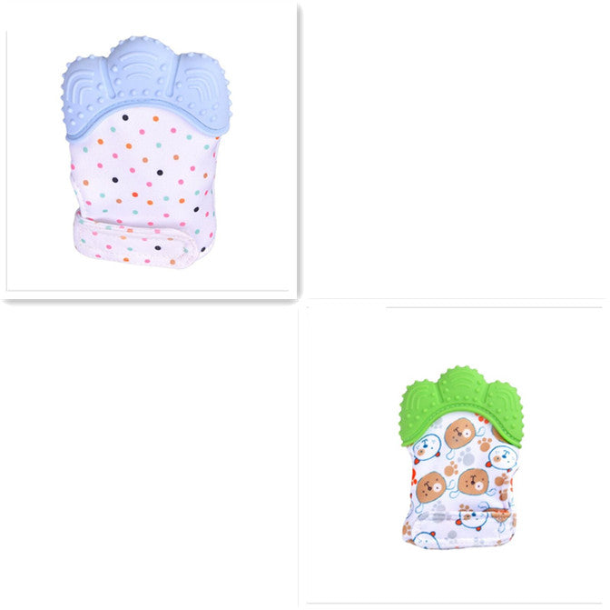 Baby Teether | baby Anti-Bite Silicone Gloves