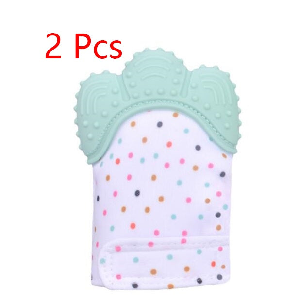 Baby Teether | baby Anti-Bite Silicone Gloves