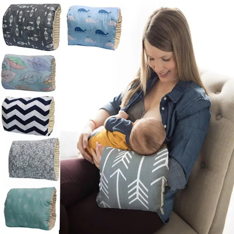 Adjustable Cotton Nursing Arm Pillow | Breastfeeding Washable Arm Pillow