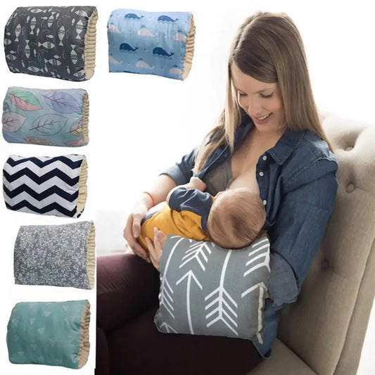 Adjustable Cotton Nursing Arm Pillow | Breastfeeding Washable Arm Pillow
