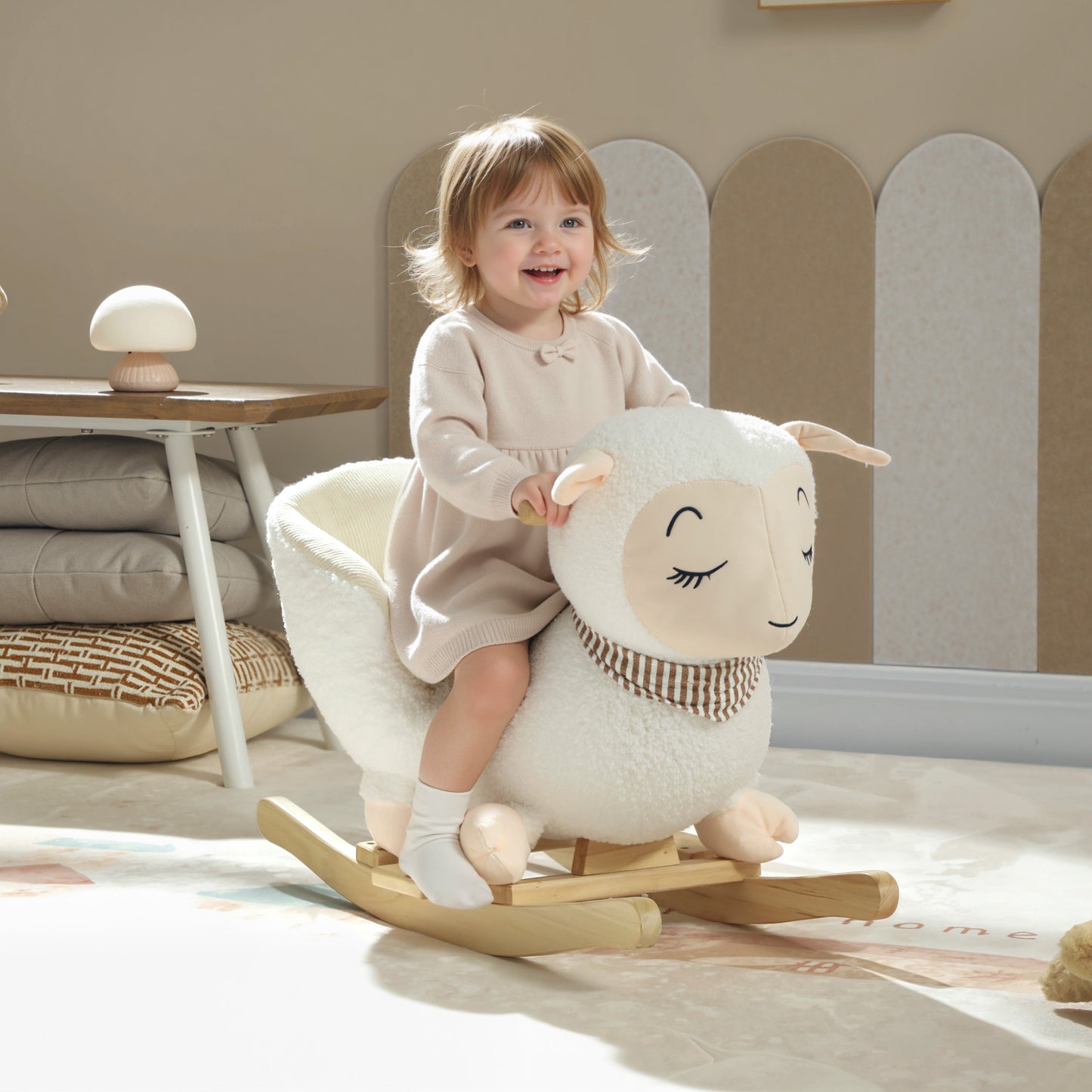 Baby Rocking Horse | Sheep Rocking Horse with Lullaby Song for Toddlers 18–36 Months
