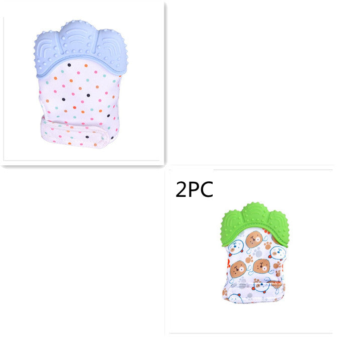 Baby Teether | baby Anti-Bite Silicone Gloves
