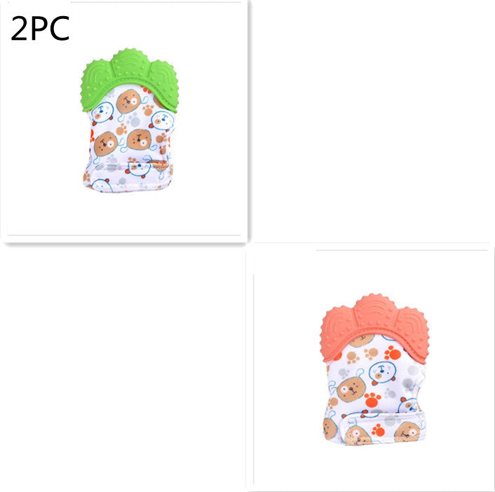 Baby Teether | baby Anti-Bite Silicone Gloves
