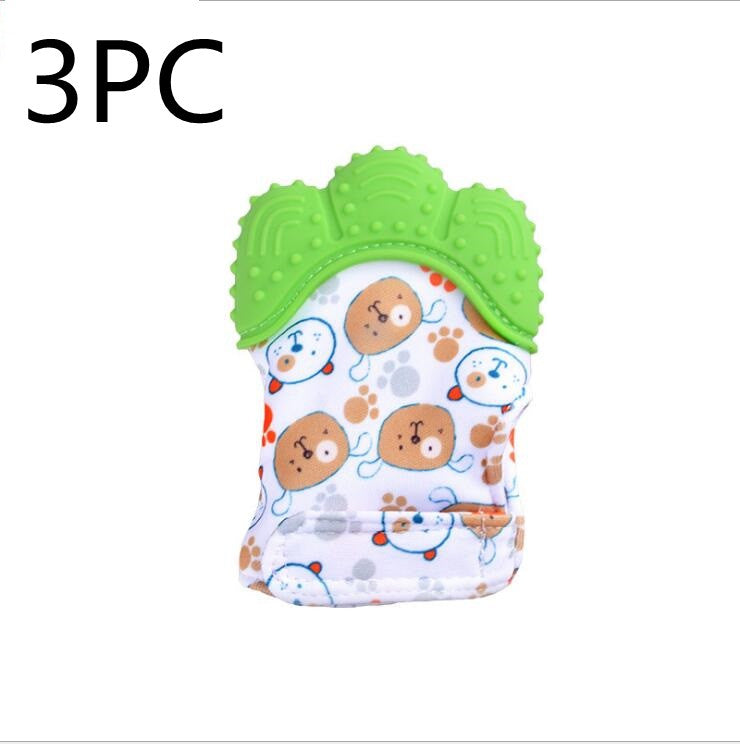 Baby Teether | baby Anti-Bite Silicone Gloves