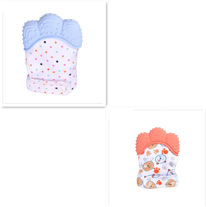 Baby Teether | baby Anti-Bite Silicone Gloves
