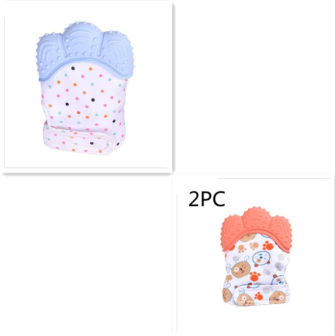Baby Teether | baby Anti-Bite Silicone Gloves
