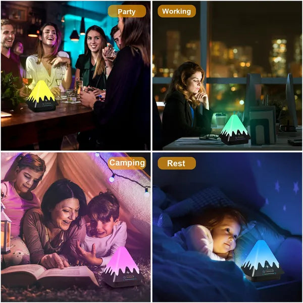 Touch Control 8-Color Night Light | 6 Level Dimmable Night Light